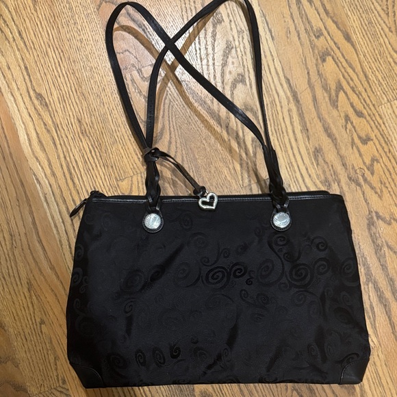 Brighton Elegant Black Patterned Handbag - Picture 6 of 6